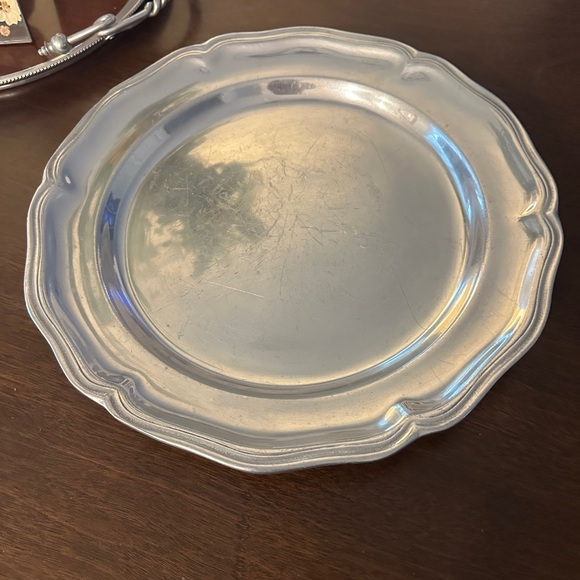 Vintage Wilton Mt. Joy, PA USA LARGE Queen Anne Serving Platter, Colonial, 14” - Picture 6 of 6